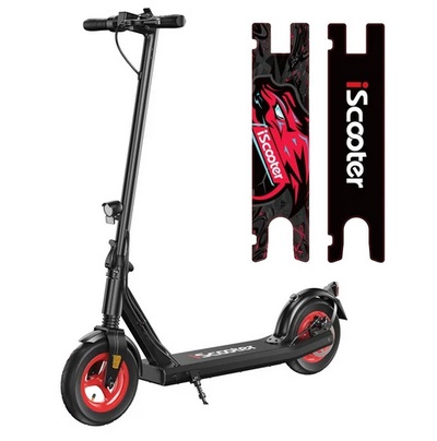 iScooter i9S Electric Scooter 10 inch Pneumatic Tire 500W Motor 36V 10Ah Battery 25-30km Range