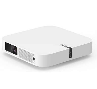 XGIMI Elfin Mini Projector, Ultra Compact 1080P Portable Projector 4K Input Supported for Movies & Gaming, Android TV 10.0, 600 ISO Lumens, HDR 10, Harman Kardon Speakers, Auto Keystone, Auto Focus