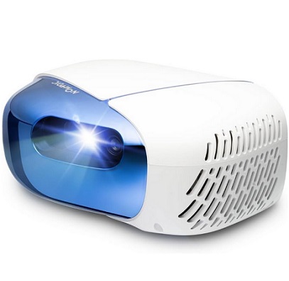 NOMVDIC L500 RGB Triple Laser Projector, Portable Projector with Wifi and Bluetooth, 180\