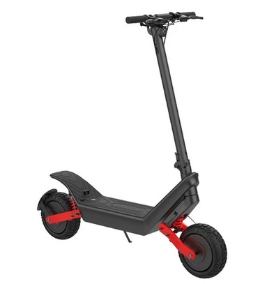 AOVO X10 Electric Scooter 11 inches Tires 1200W Dual Motors, 48V 18.2Ah Detachable Battery, 40km/h Max Speed 100km Range - Black