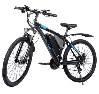 iDeaPlay P30 Electric Bicycle 36V 8.0Ah 250W 26inch Tire 35-60KM Max Mileage 100KG Payload Electric Bike