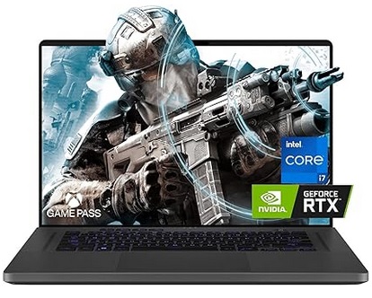 ASUS ROG Zephyrus G16 Gaming Laptop 2023-16 inch 165Hz Display, Intel Core i7-13620H (10-core) Processor, NVIDIA GeForce RTX 4060, 16GB RAM, 1TB SSD, Backlit Keyboard, Wi-Fi 6, Windows 11 Home