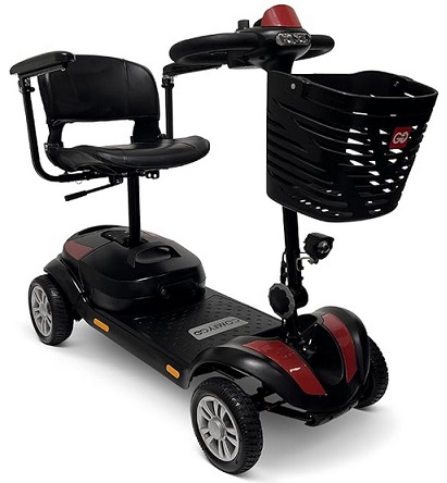 Comfygo Z4 Electric Mobility Scooter for Adults,Battery Powered Foldable Scooters for Seniors, 5mph Max Speed, 30Miles Range, 330 lbs Weight Capacity