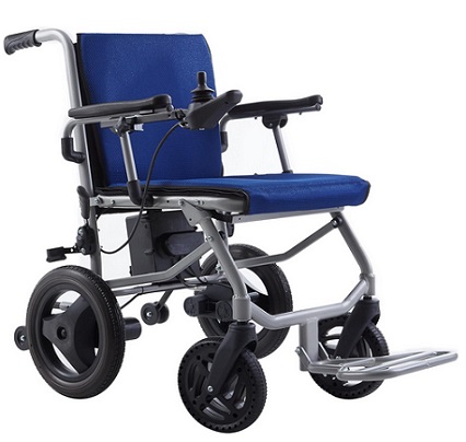 Rubicon DX04 World\'s Lightest (only 30lbs) Foldable Electric Wheelchair - Travel Size - Airline Approved - User Friendly - 10 mi Cruise Range