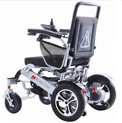 Rubicon DX14 Deluxe Electric Wheelchairs, Long Range 20AH Battery. All Terrain, Powerful 600W Motor Wheelchair, Heavy Duty, Foldable, Durable, Power Wheelchair (Remote Control - Long Range)