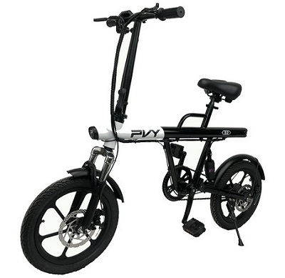 PVY S2 Electric Bicycle 250W Motor 36V 7.8Ah Battery 16inch Tires 25KM/H Top Speed 60KM Max Mileage 120KG Max Load E-Bike