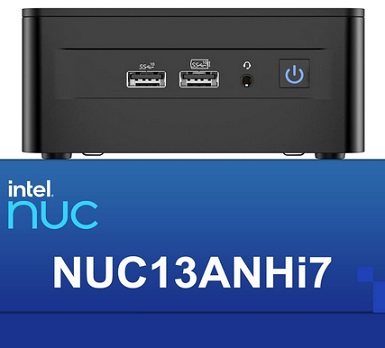 Intel NUC 13 Pro NUC13ANHi7 Arena Canyon Mini PC, Core i7-1360P, 32GB RAM, 2TB SSD, Mini Computers Windows 11 Pro for Business Home Office, Support 8K/4K Quad Display/WiFi 6E/BT 5.3/Thunderbolt 4