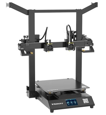TRONXY Gemini S Dual Extruder 3D Printer Support Soluble PVA 32 Bit Silent Mainboard 300*300*390mm