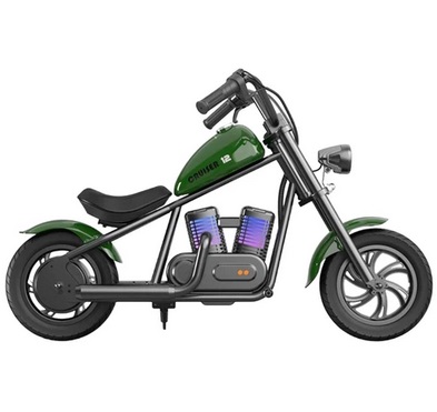 HYPER GOGO Cruiser 12 Plus Electric Motorcycle for Kids 24V 5.2Ah Battery 160W Motor 16km/h Speed 12\
