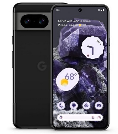 Google Pixel 8 256GB Unlocked Android 13.0 Smartphone with Advanced Pixel Camera, 24-Hour Battery, and Powerful Security - Obsidian