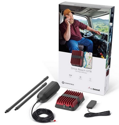 weBoost Drive Reach OTR - Cell Phone Signal Booster for Trucks and SUVs | Boosts 5G & 4G LTE for All U.S. Carriers - Verizon, AT&T, T-Mobile & more | FCC Approved (model 477154)
