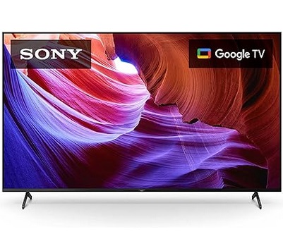 Sony KD75X85K 75 Inch 4K Ultra HD TV X85K Series: LED Smart Google TV with Dolby Vision HDR and Native 120HZ Refresh Rate - Latest Model,Black
