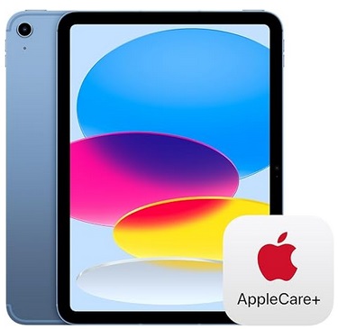 Apple iPad (10th Generation) Wi-Fi + Cellular 256GB - Blue with AppleCare+ (2 Years)