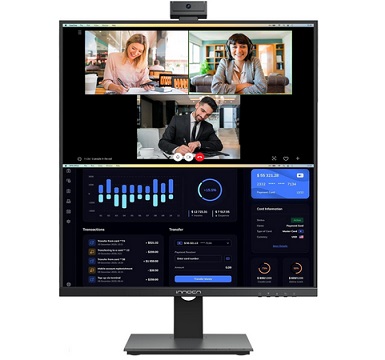 INNOCN 28 Inch Computer Vertical Monitor 16:18 SDQHD 2560 x 2880p with USB Type C, Height/Pivot Adjustable Stand, Speakers, 98% DCI-P3, HDR 10, Black - 28C1Q