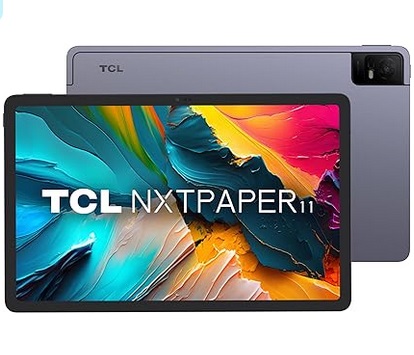 TCL NXTPAPER 11 Android 13 Tablet 2023, 11 inch 6GB RAM + 256GB, 2K Full HD+ Paperfeel Screen Tablet Wi-Fi Version, 8000mAh Battery, US Version, Purple