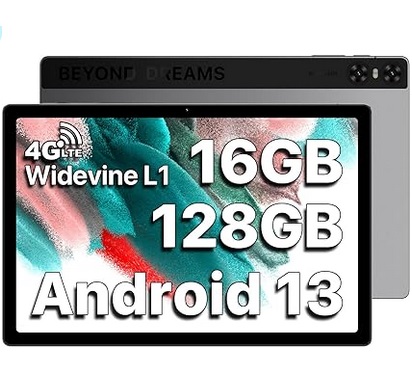 UMIDIGI A13 Tab (16+128GB),Android 13 Tablets 10.5 inch FHD Display Android Tablet, 7500 mAh Mega Battery Gaming Tablet, 8MP+13MP Camera Tablet, Support 1 TB Expandable Tablets