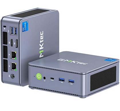 GMKtec NucBox K7 Mini Computers Intel i5-13500H Windows 11 Pro (4.7GHz)，Mini PC 32GB DDR5 1TB SSD,PC Mini Support HDMI 2.0 (4K@60Hz) Display,WiFi 6,BT 5.2 Business Home Office Recreation