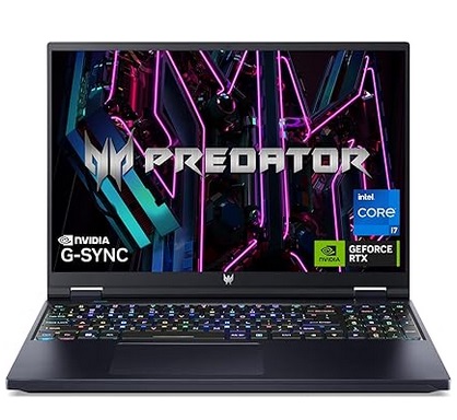 Acer Predator Helios 16 Gaming Laptop PH16-71-74UU | 13th Gen Intel Core i7-13700HX | NVIDIA GeForce RTX 4060 | 16\