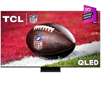 TCL 65QM850G 65-Inch QLED 4K Smart Mini LED TV with Google TV QM8 (2023 Model) Dolby Vision, Dolby Atmos, HDR Ultra, Game Accelerator up to 240Hz, Voice Remote, Works with Alexa, Streaming Television