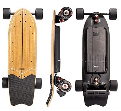 MEEPO Flow Electric Skateboard Flexible Lean Oxygenated Wavy, 24 Miles Range,for Excellent Commuting Experience