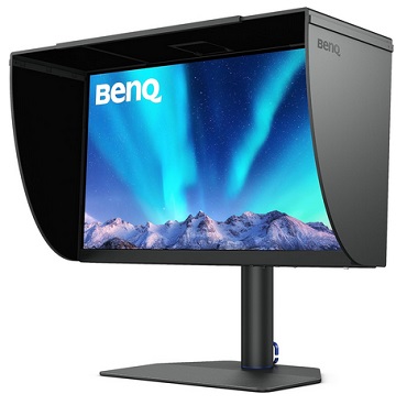 BenQ SW272U 27-Inch 4K 90W USB-C Photographer MacBook/Windows Compatible Monitor, 99% Adobe RGB, 100% sRGB, TUV Anti-Reflection Cert, 10-Bit Color, 16-Bit 3D LUT, Wireless Hotkey Puck