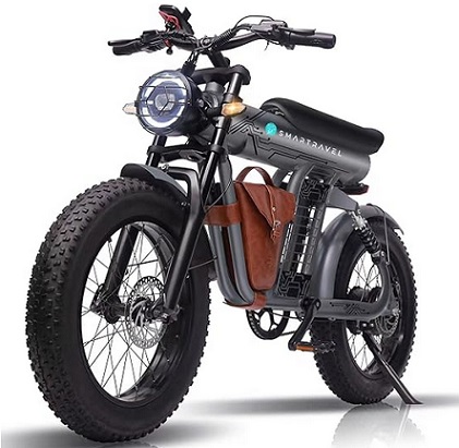 SMARTRAVEL ST201F Electric Bike with 1200W Brushless Motor,Removable 48V 20Ah Battery,UP to 32MPH,Electric Mountain Bike with 20\
