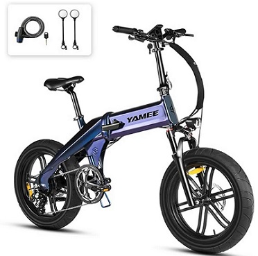 YAMEE XL Plus 750W Electric Bike, 28MPH Ebike, 48V 15AH Battery & 8-Speeds Electric for Adults 20\