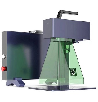 Gweike G2 20W Laser Engraver Manual Lift Edition, Max 15000mm/s Engraving Speed, 0.001mm Accuracy, HD 8K Resolution, Air Cooling, Android/iOS App Connection, 110x110mm