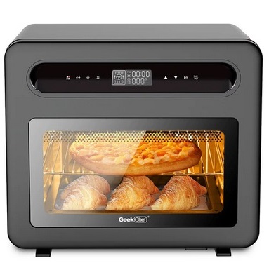 Geek Chef Steam Air Fryer Toast Oven Combo, 26 QT Steam Convection Oven Countertop 50 Cooking Presets