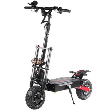 LAOTIE Ti30-Ⅱ Electric Scooter Updated Version Landbreaker 60V 35Ah A-Grade Quality Battery 5600W Dual Motor Foldable Electric Scooter 80-105km Mileage 200kg Max Load 11in Off Road Tire
