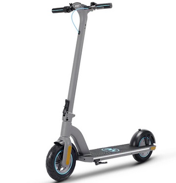 CUNFON RS350 Folding Electric Scooter 400W Motor 36V 10Ah Battery 10in Tires 20-50KM Max Mileage 120KG Max Load E-Scooter - Grey