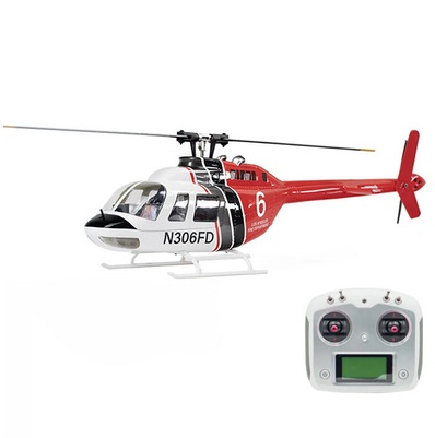 FLY WING Bell 206 V3 470 CLASS RC Helicopter With H1 Flight Controller GPS PNP / RTF - PNP without battery