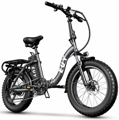 Euybike F7 Electric Bike 750W Motor 48V 16AH Battery 20inch Wheel 65-105KM Max Mileage 140KG Max Load Folding Electric Bicycle