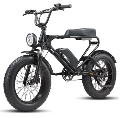 MEELOD DK200 Electric Bike 48V 13AH Battery 750W Motor 20inch Snow Tires 40-70KM Max Mileage 150KG Max Load Electric Bicycle