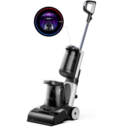 Tineco CARPET ONE PRO Smart Carpet Cleaner Machine, Upholstery Spot Cleaner with LCD Display, Carpet Shampooer Heated Wash, Power Dry, App Connection, Voice Prompts & Odor-Eliminating Cleaning Formula