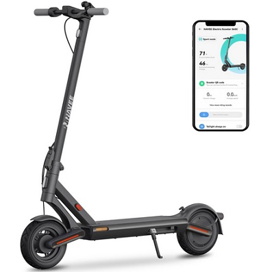 NAVEE S65C Electric Scooter 900W MAX Power, 36V 15Ah Battery, Max Speed 20MPH & 40 Miles,10\'\'Pneumatic,IP55 Waterproof, Foldable E-Scooter for Adults College Student Scooter Enthusiasts