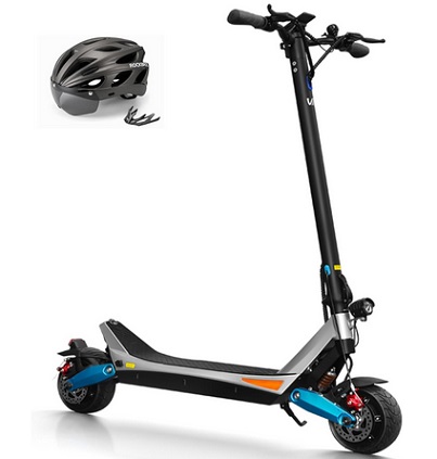 Varla Pegasus Electric Scooter, Dual 500W(Peak 1600W) Motor, 748WH Battery, 28+ Miles & 28mph, 9-Inch Vaccum Tire, Dual Suspension & Dual Brake City Commuter E-Scooter for Adult