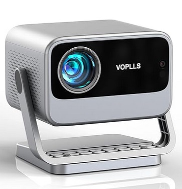 VOPLLS 4K Projector with Wifi and Bluetooth, Netflix Official Smart Video Projector