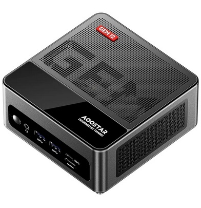 T-bao AOOSTAR GEM12 Mini PC, AMD Ryzen 9 6900HX 8 Core Up to 4.9GHz, 32GB DDR5 RAM 1TB PCle 4.0 SSD, HDMI 2.1 + DP 1.4+ USB 4 + Type-C 4K 120Hz Four Screen Display, WiFi 6 Bluetooth 5.2, 2*2.5G LAN, 2*USB3.2 2*USB2.0 1*Oculink
