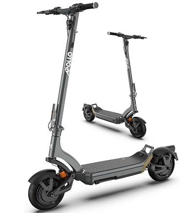 Apollo City L9C Pro Electric Scooter with Dual 500W Motor, Front Headlight, Brake Light, 69 km Range at 15 km/h, 55 km/h Top Speed, & 48V 20Ah Battery, E-Scooter for Adults