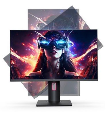 KTC H27P22S 27-inch Gaming Monitor, 3840x2160 UHD AUO 7.0 FAST IPS Panel, HDR400, 160Hz Refresh Rate, 1ms Response Time, 132%sRGB, Compatible with FreeSync and G-SYNC, Low-blue Light, 2*HDMI2.1 2*DP1.4 1*USB2.0, Adjustable Stand & Support VESA Mount