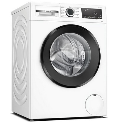 Bosch Home & Kitchen Appliances Bosch WGG04409GB Washing Machine with 9kg Capacity, SpeedPerfect, Hygiene Plus, ActiveWater Plus, EcoSilence Drive, White, Freestanding [Energy Class A]