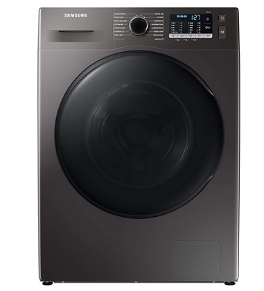 Samsung Series 5 WD80TA046BX/EU with ecobubble Freestanding Washer Dryer, 8/5 kg 1400 rpm, Graphite, E Rated, Decibel rating: 54, EU Acoustic Class: A [Energy Class E]