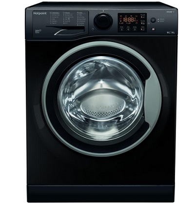 Hotpoint Futura 9kg Wash 6kg Dry 1400rpm Freestanding Washer Dryer - Black [Energy Class B]