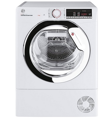 Hoover H-Dry 300 HLEH9A2TCE Freestanding Heat Pump Tumble Dryer, A++, 9 kg Load, White [Energy Class A++]
