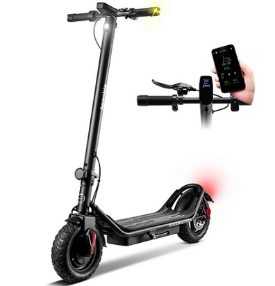 Apachie Pro Edition Adults Electric Scooter, 10.5in Wheels, 500W Motor, 36V 12.5AH Lithium Battery E-Scooter, 3 Speed Modes, 45km Long Range, Dual Braking System, Bluetooth, APP Control