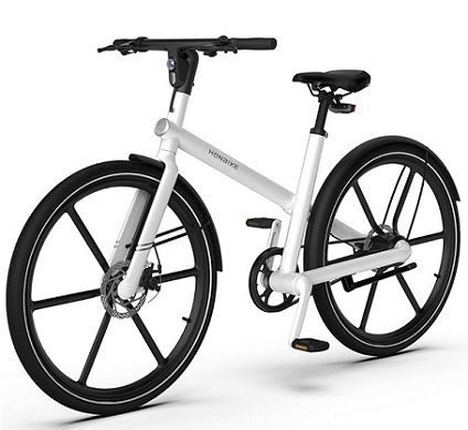 Honbike UNI4 Electric Bike 27.5 Inch Unisex Electric Bicycle Urban Style 250W Rear Wheel Hub Motor & Carbon Belt Drive (Max 100 km Range, Disc Brake, Aviation Aluminium, IPX6, Display + App) Low Maintenance