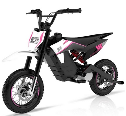 EVERCROSS EV65M Electric Moped Motorcycle with 800W Motor, 6/12/15.5 MPH Speed Modos, 36V 7.8AH Battery, 14\'\' * 2.75\'\' Pneumatic Tire, Motor Cross for Ages 15+ Teenagers Adult