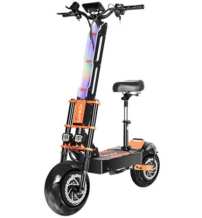 TOURSOR X8 Folding Electric Scooter 4000W*2 Dual Motors 13inch Road Tires 60V 38.8AH Battery 110KM Max Mileage 200KG Max Load E-Scooter