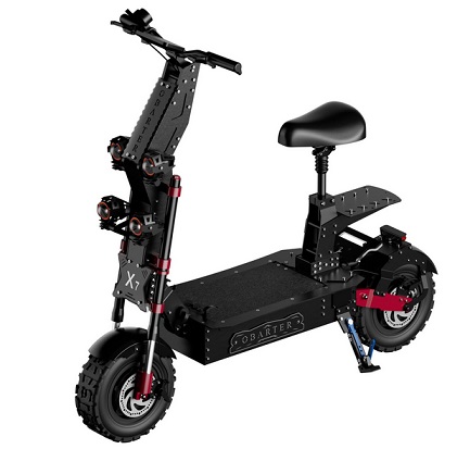 OBARTER X7 Electric Scooter 60V 35AH Battery 4000W*2 Dual Motors 14inch Tires 70-120KM Mileage 125KG Max Load Folding E-Scooter - with seat